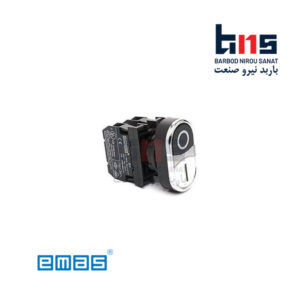 پوش باتن دوبل بزرگ بدون چراغ emas مدل B102B20HB